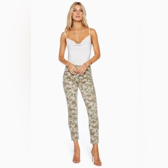NWT Ramy Brook Printed Cara High Rise Skinny in Campt Sz 27 - Picture 1 of 12